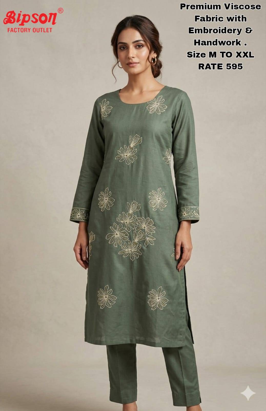Viscose Collection By Bipson Print Designer Ethnic Wear Collection Viscose Kurtis At Wholesale Price